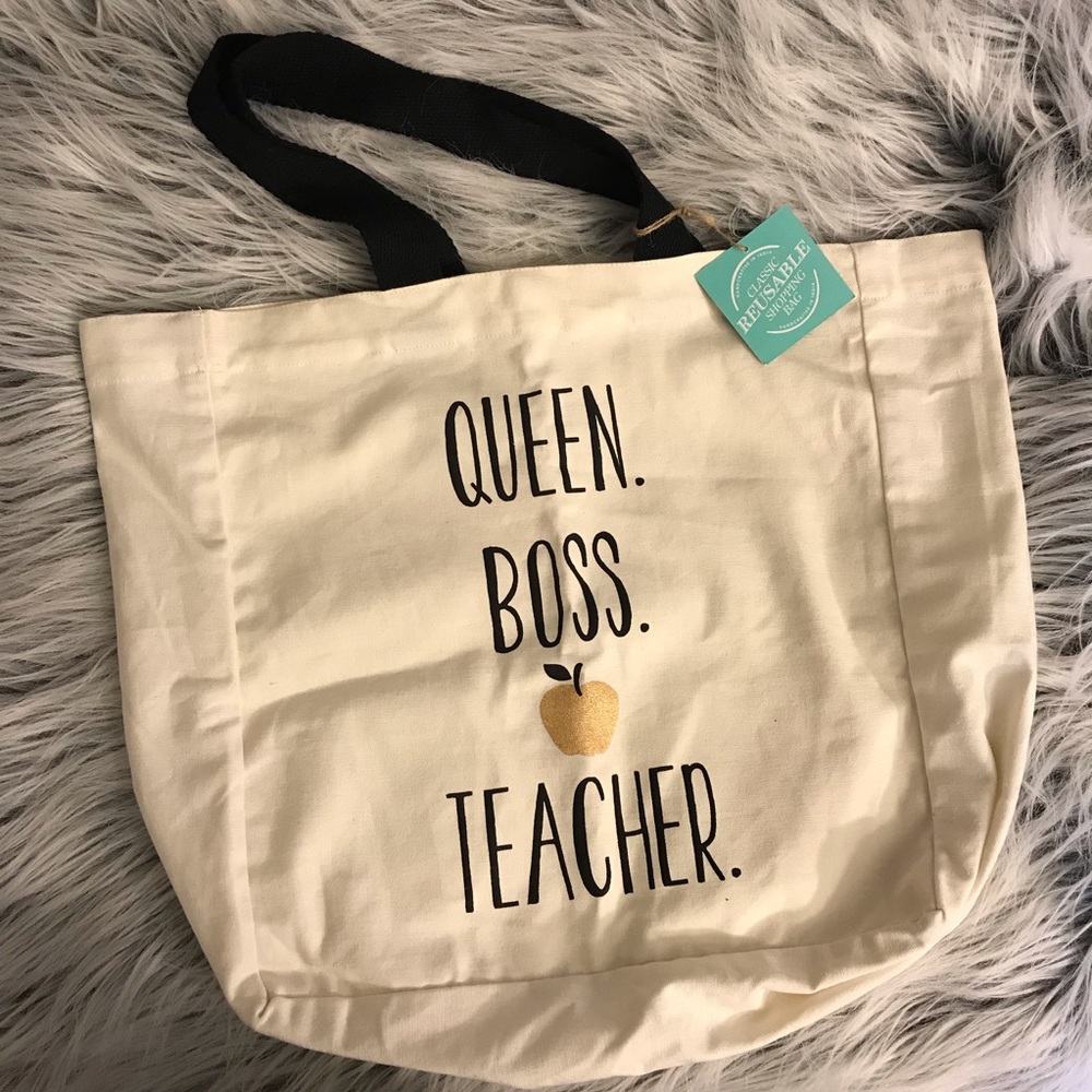 NEW Queen Boss Teacher Tote